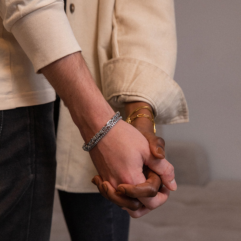 Love Heart Men'S Bracelet