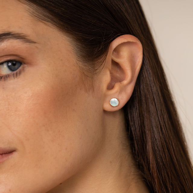 Boucles d'Oreilles White Gloss