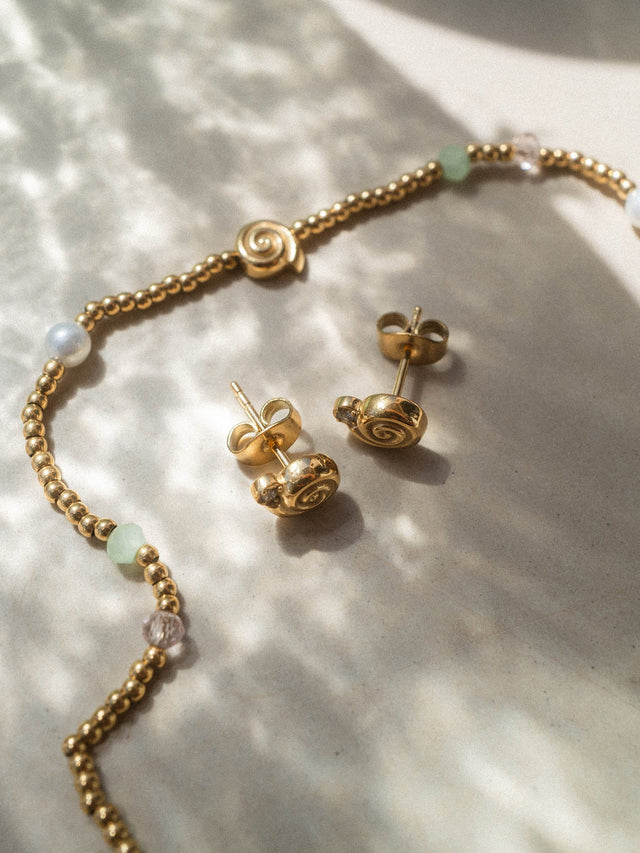Boucles d'Oreilles Sundial Shell