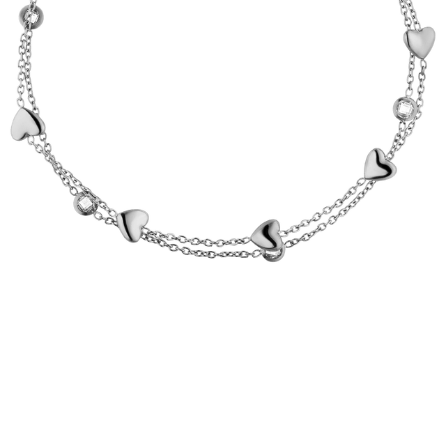 Glitter Heart Bracelet
