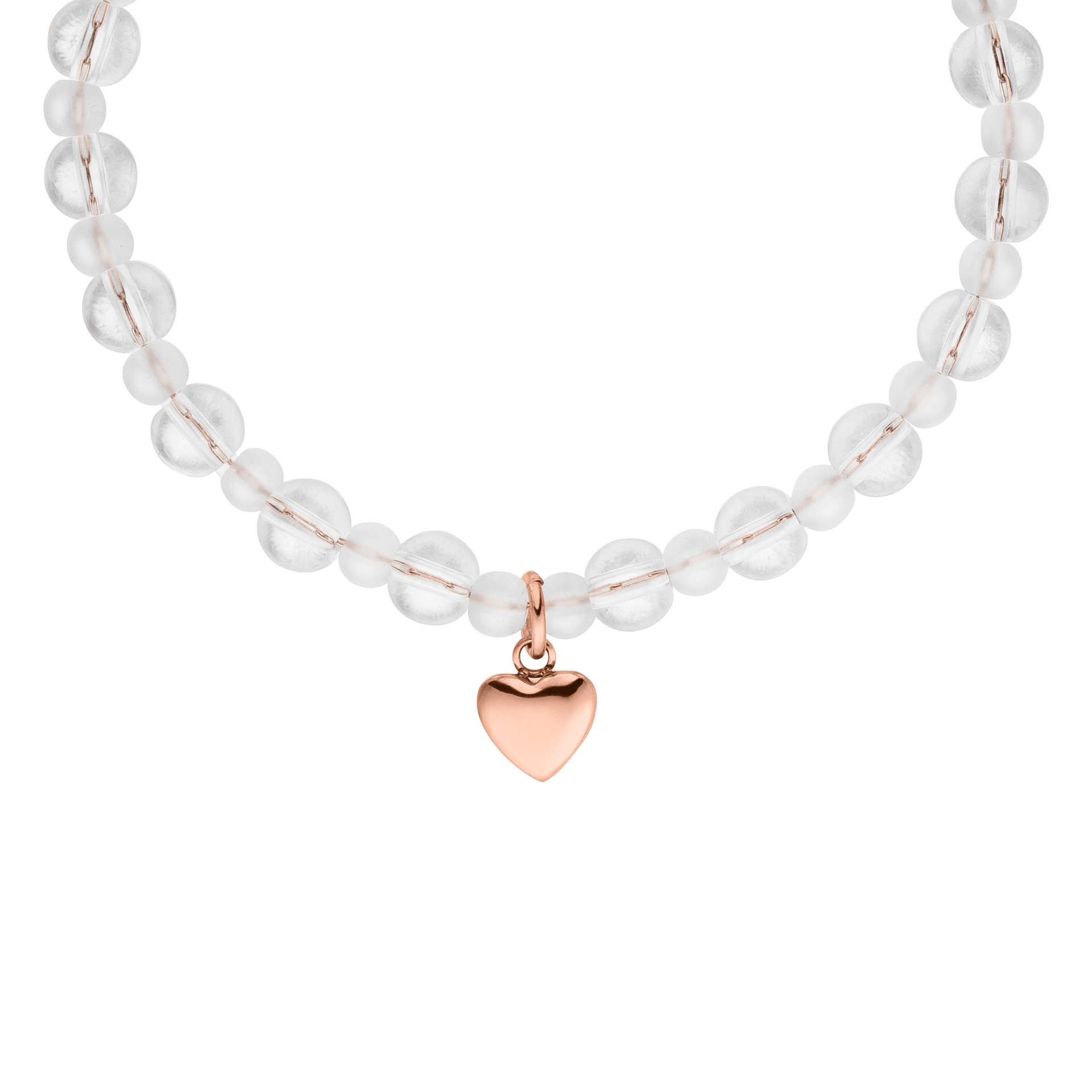 White Heart Bracelet