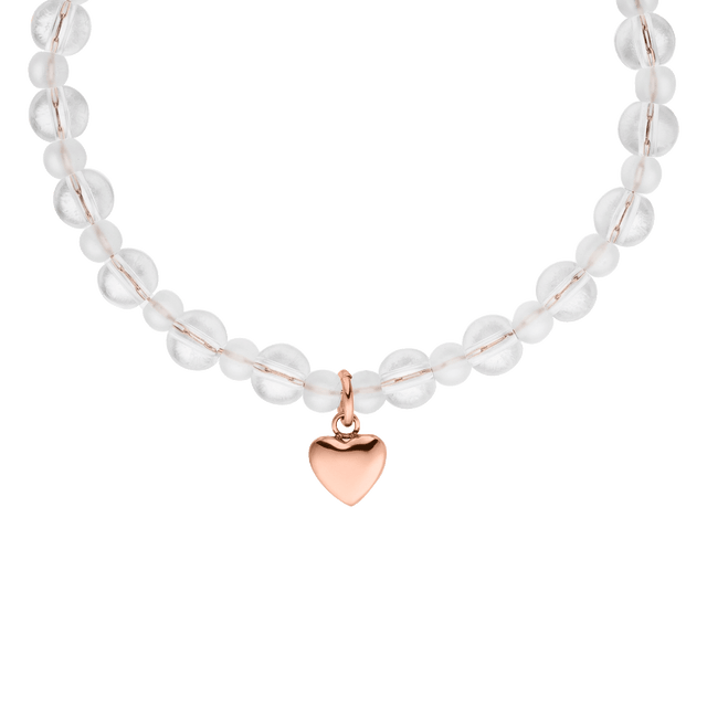 White Heart Bracelet