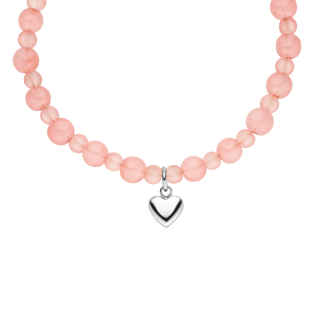 Peachy Heart Bracelet