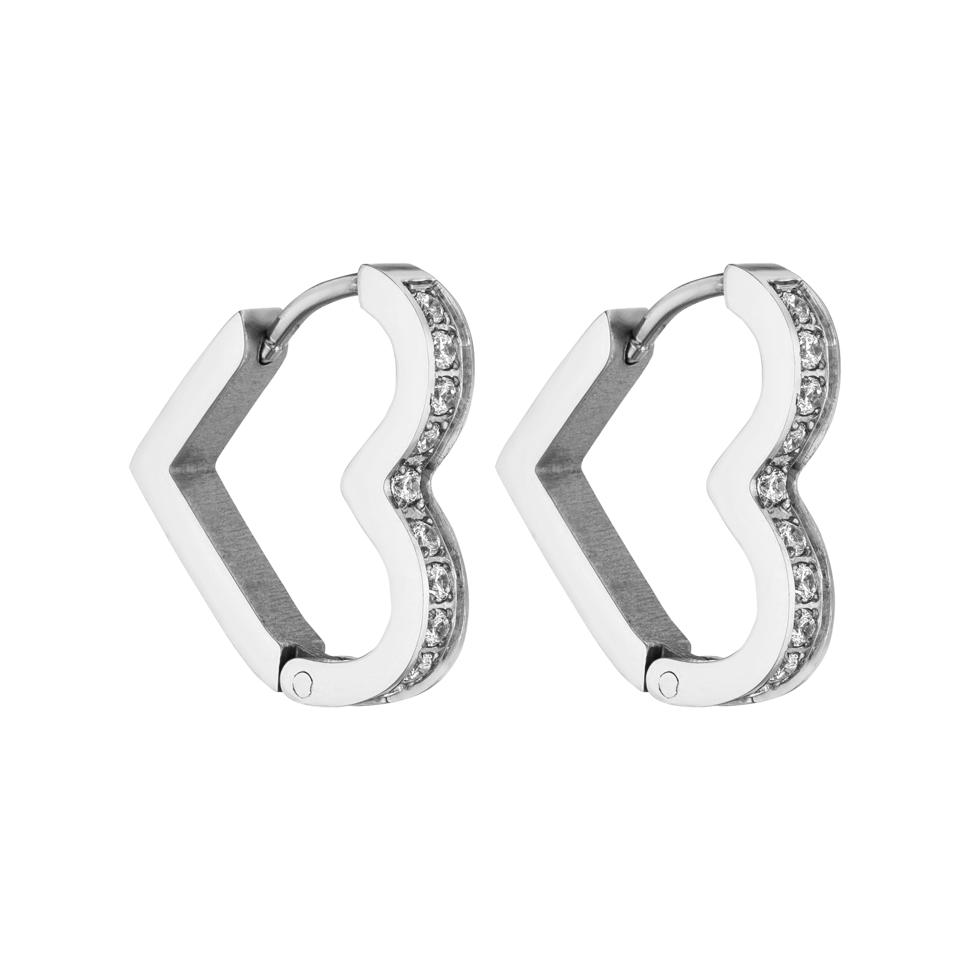 Boucles d'Oreilles Glitter Heart