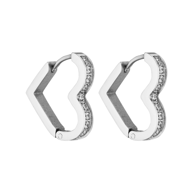 Boucles d'Oreilles Glitter Heart