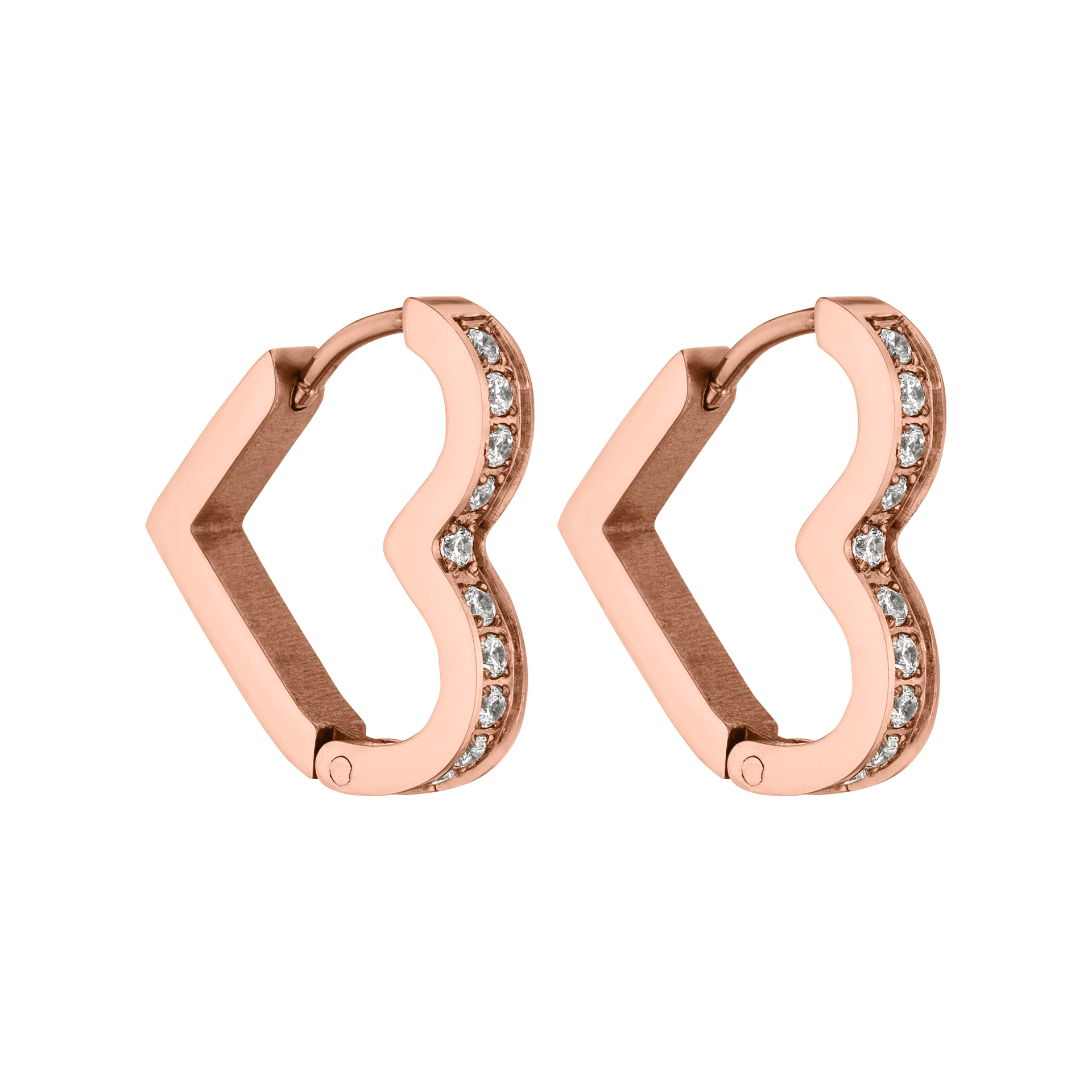 Boucles d'Oreilles Glitter Heart