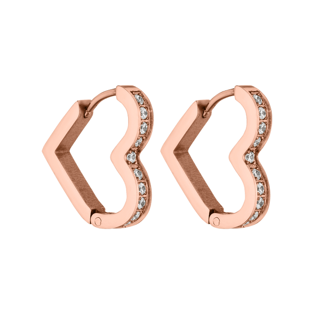 Boucles d'Oreilles Glitter Heart