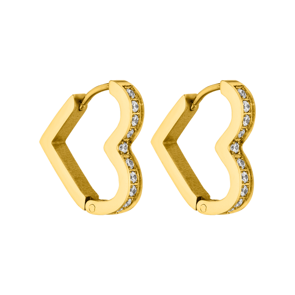 Boucles d'Oreilles Glitter Heart