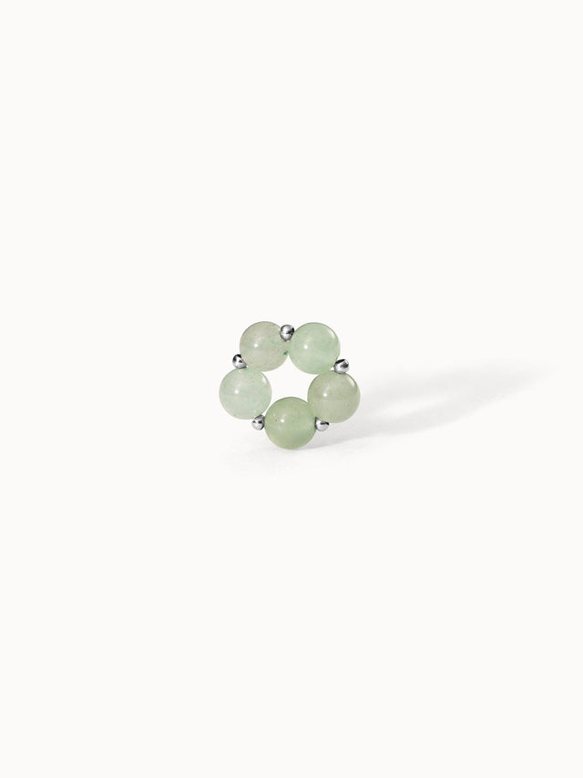 Jade Flower Charm