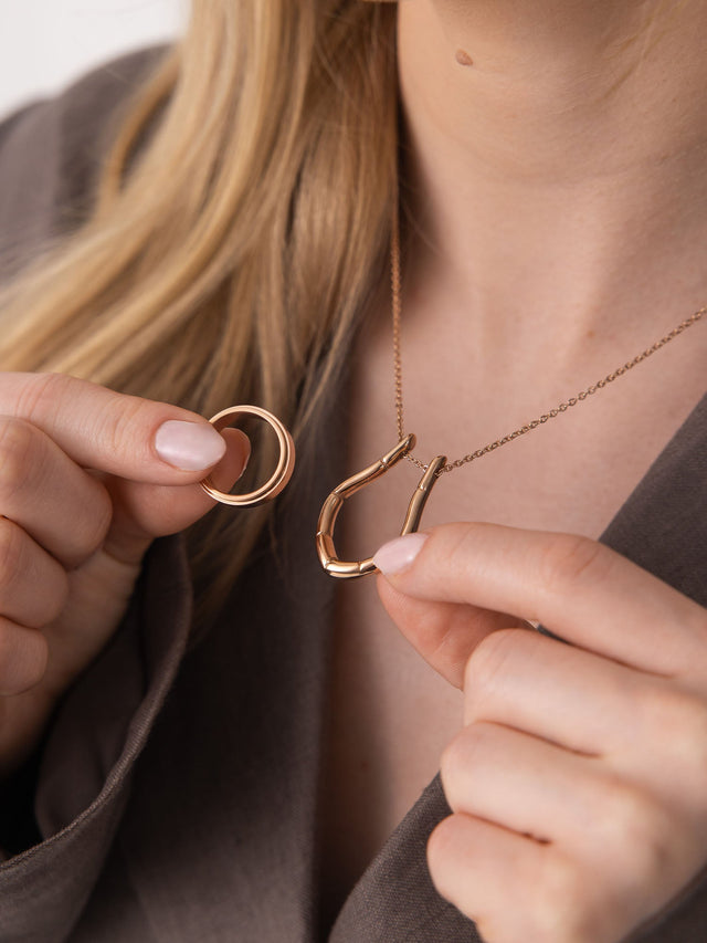 Bague-Halter Tropfen Kette