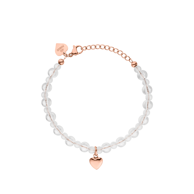 White Heart Bracelet