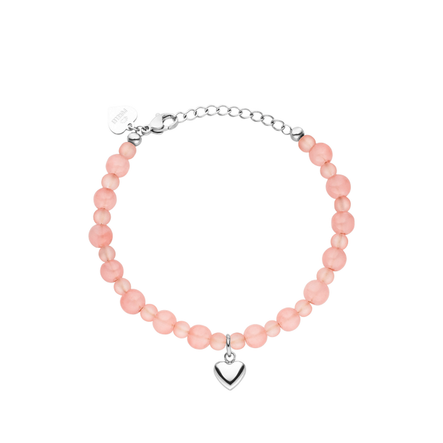 Peachy Heart Bracelet