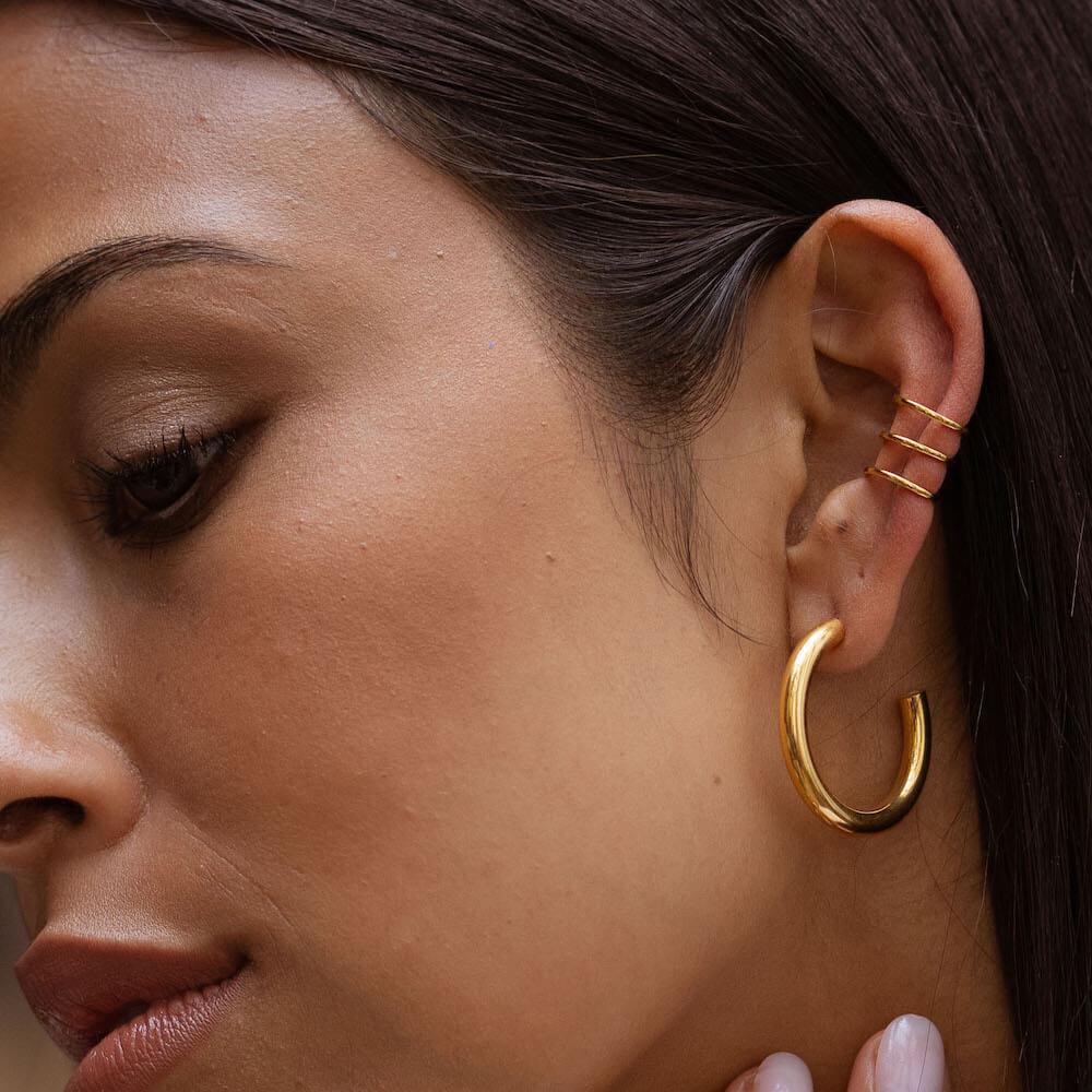 Boucles d'Oreilles Hoop Kumu O