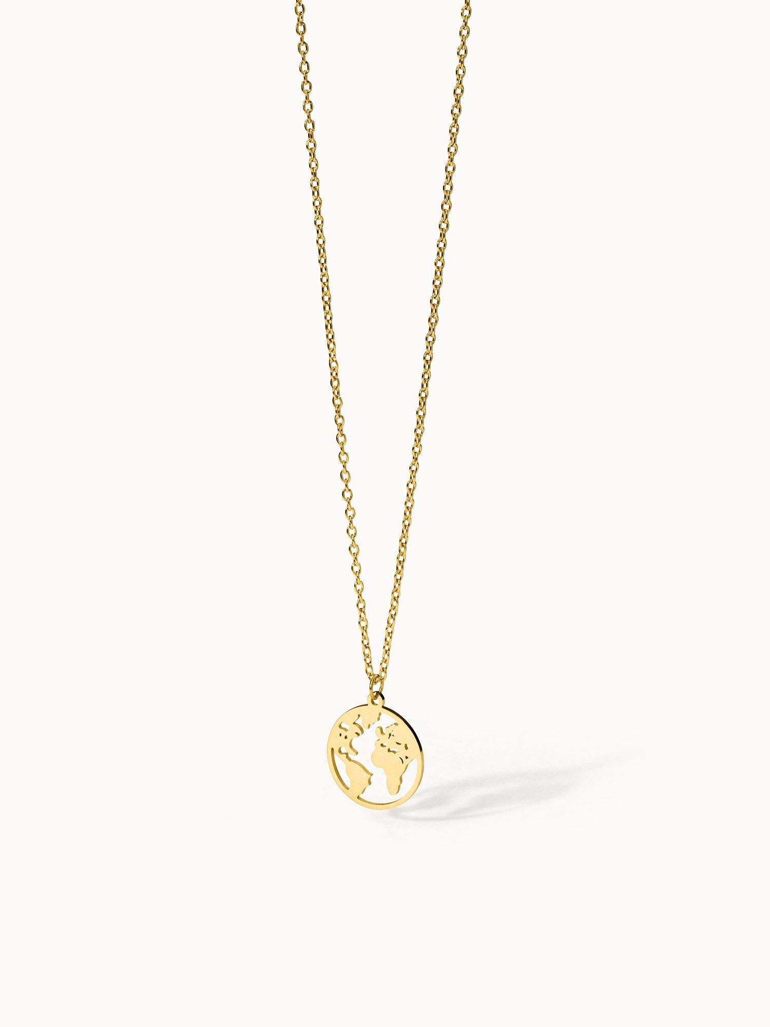 World Map Necklace