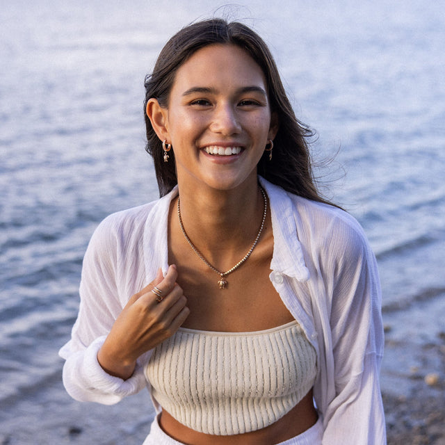 Collier Honu White
