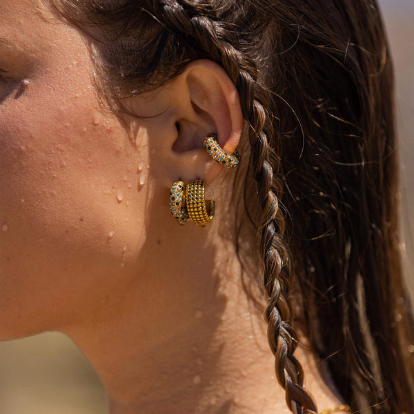 Earcuff Colorful Glitter