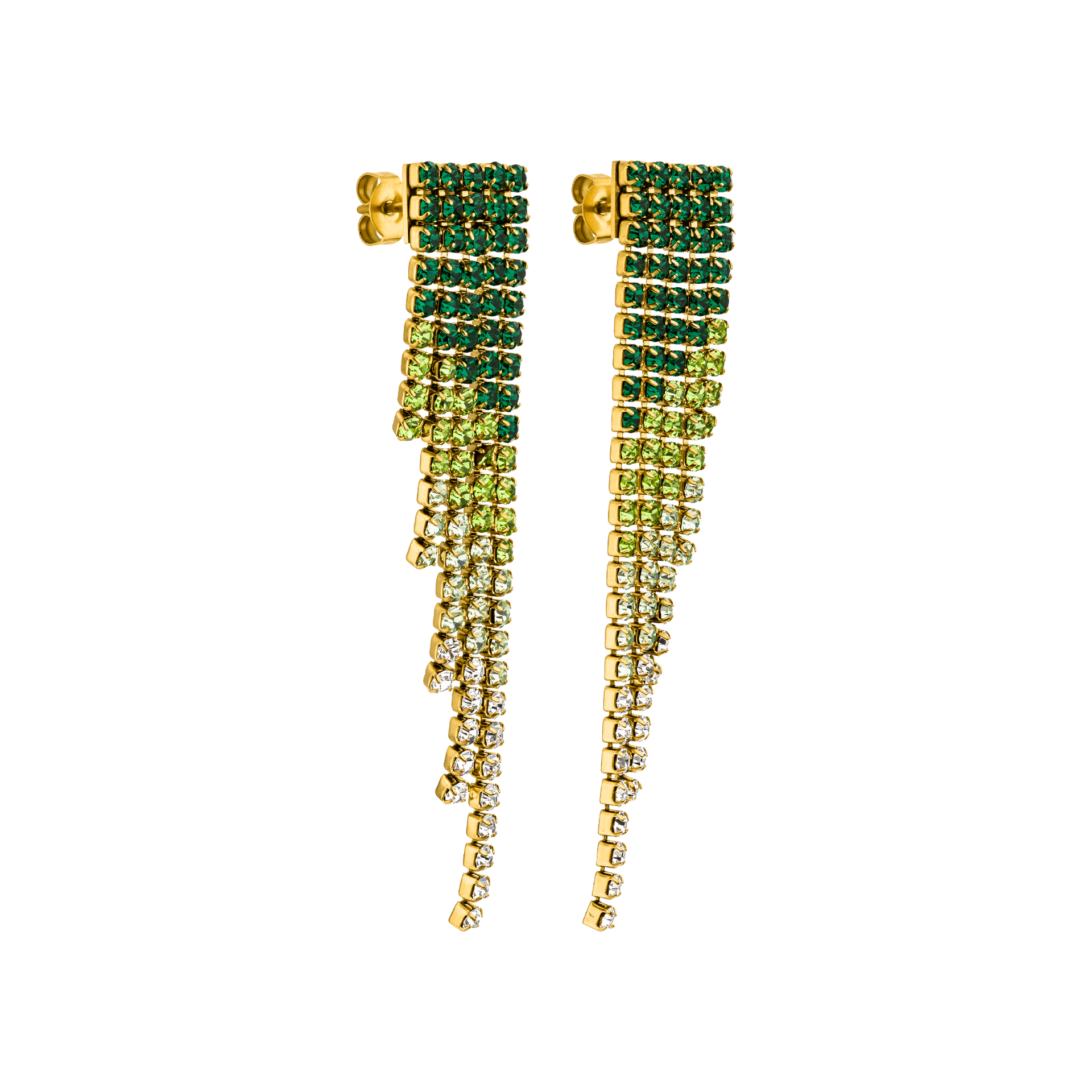 Boucle d'Oreille Green Glow