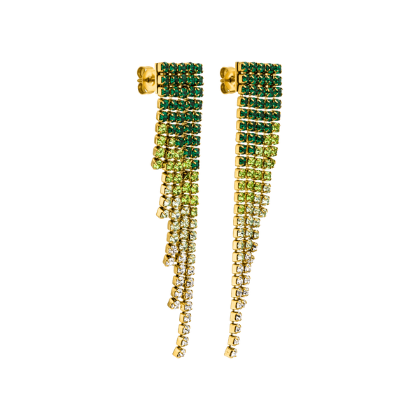 Boucle d'Oreille Green Glow
