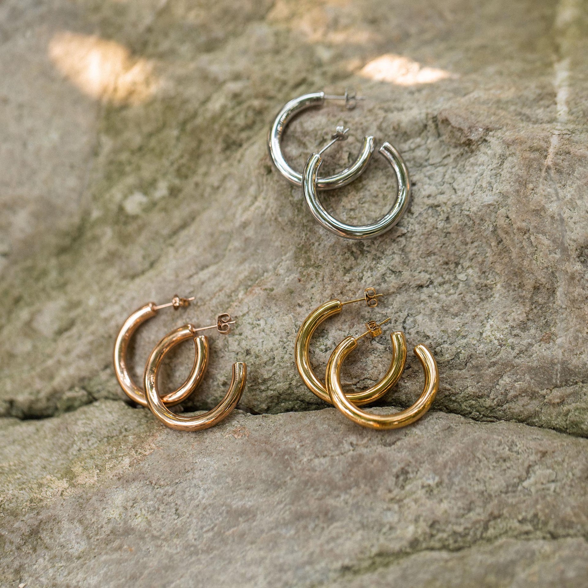 Boucles d'Oreilles Hoop Kumu O
