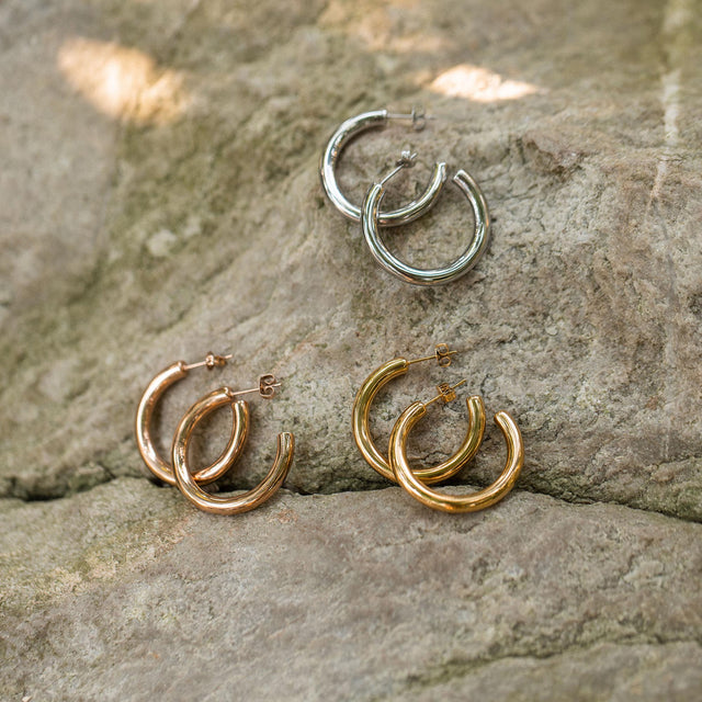 Boucles d'Oreilles Hoop Kumu O