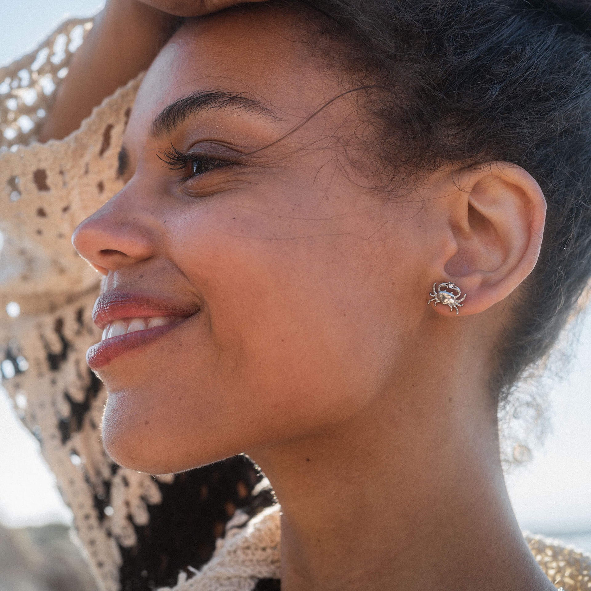 Boucle d'Oreille Crab