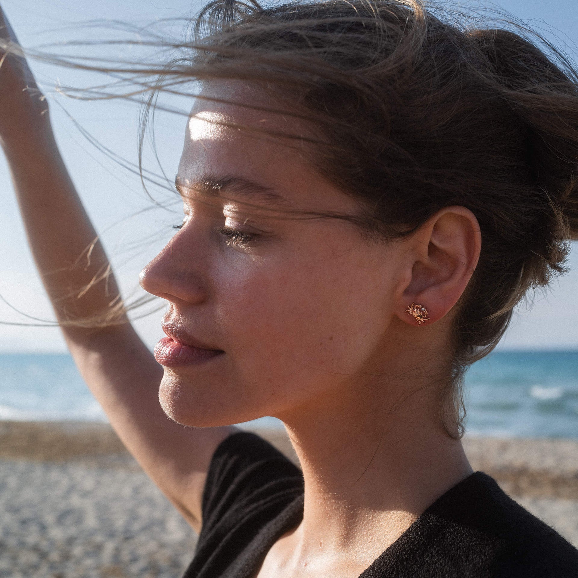 Boucle d'Oreille Crab