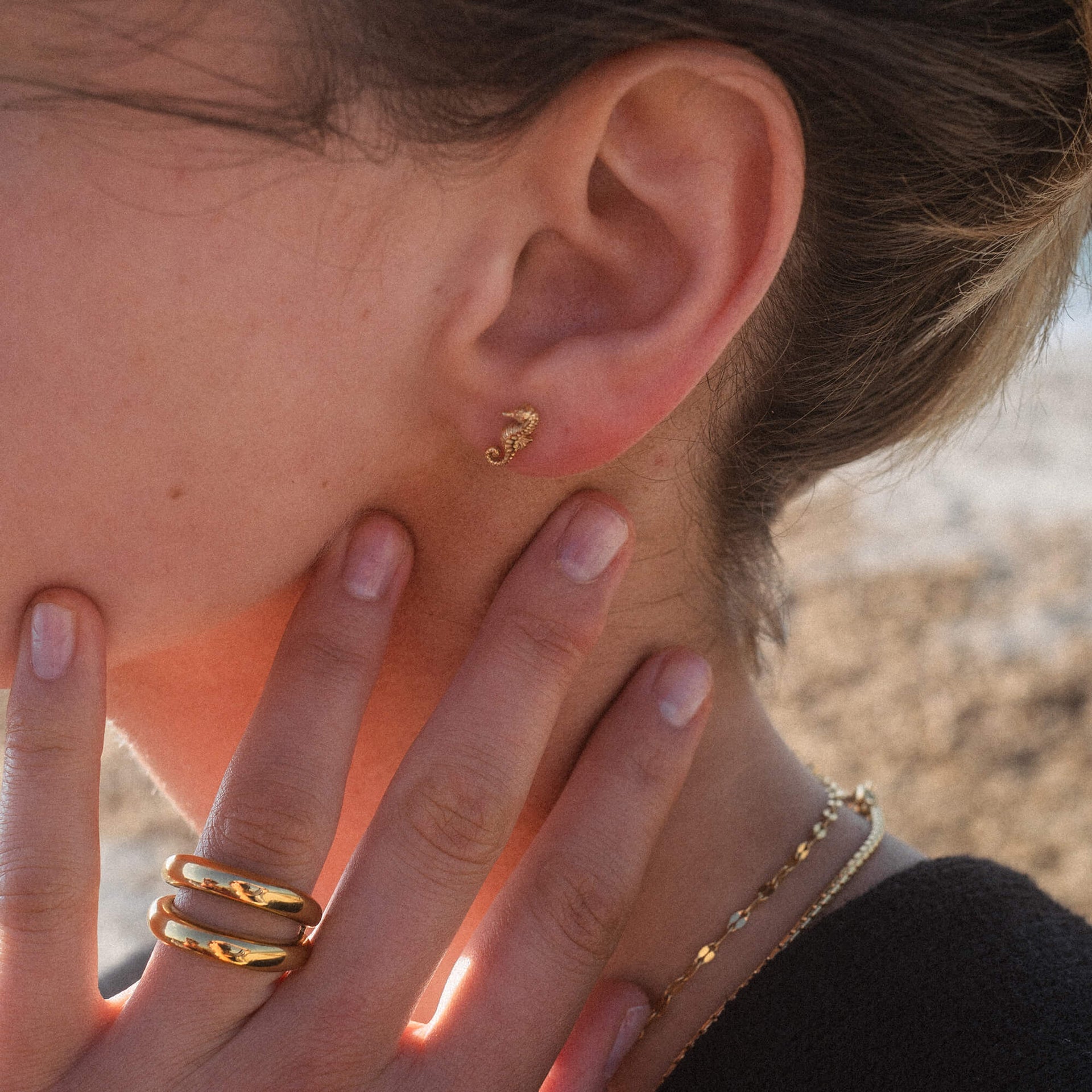 Boucles d'Oreilles Seahorse