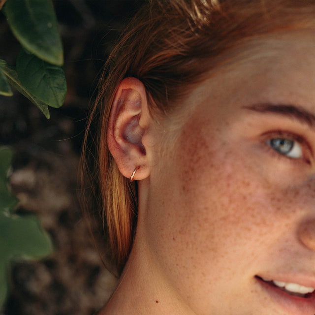 Eye Hoop Earring