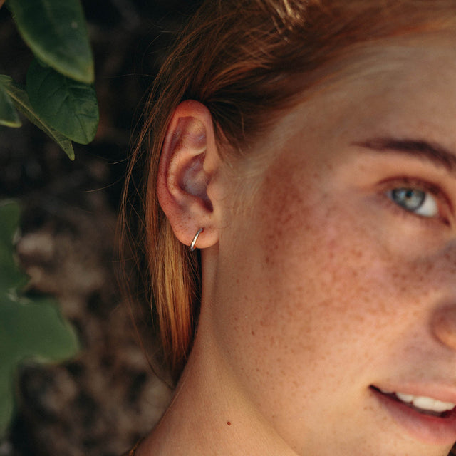 Eye Hoop Earring
