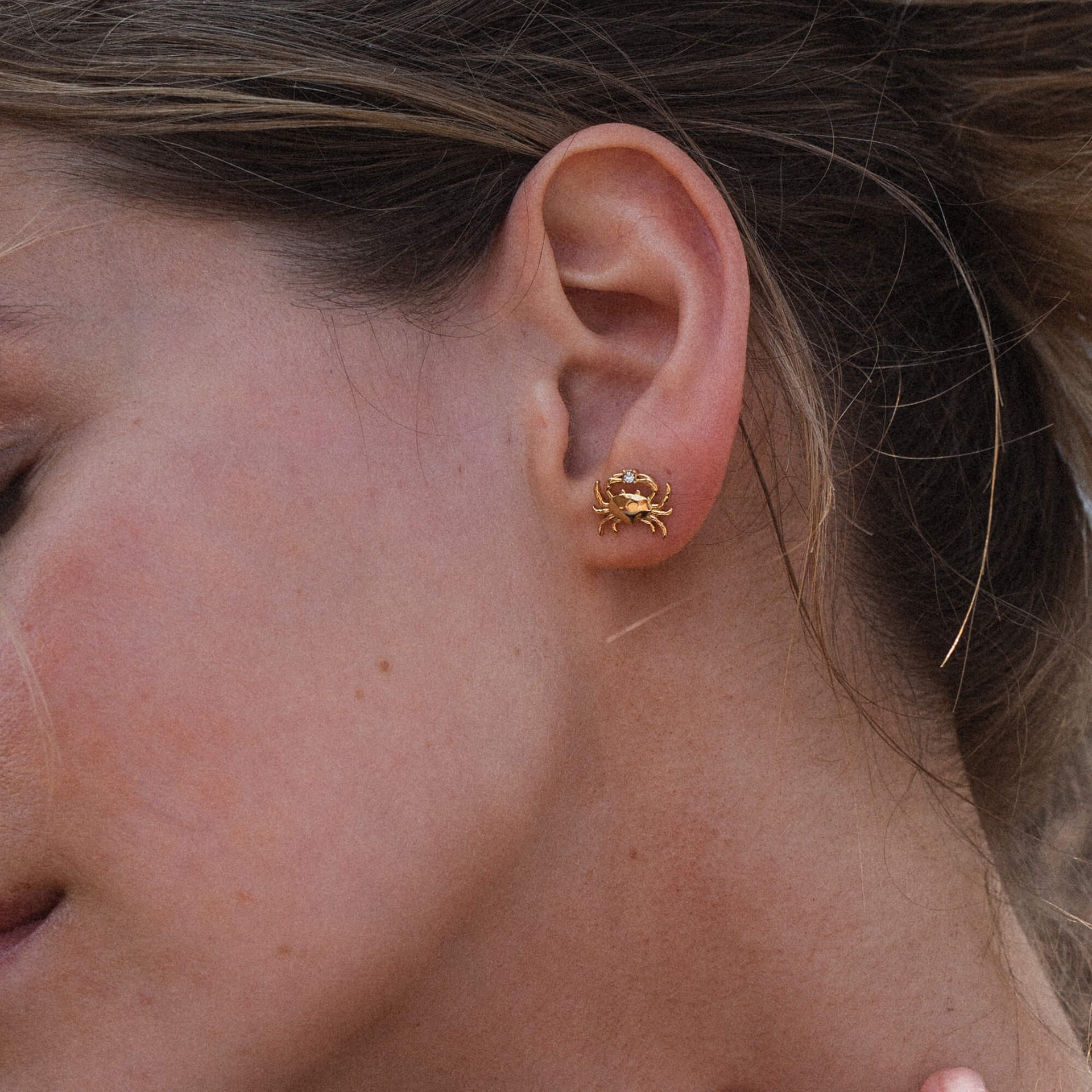 Boucle d'Oreille Crab