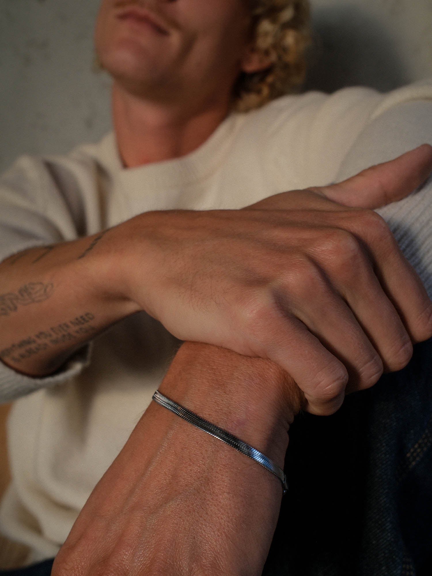 Bracelet en chaîne de serpent