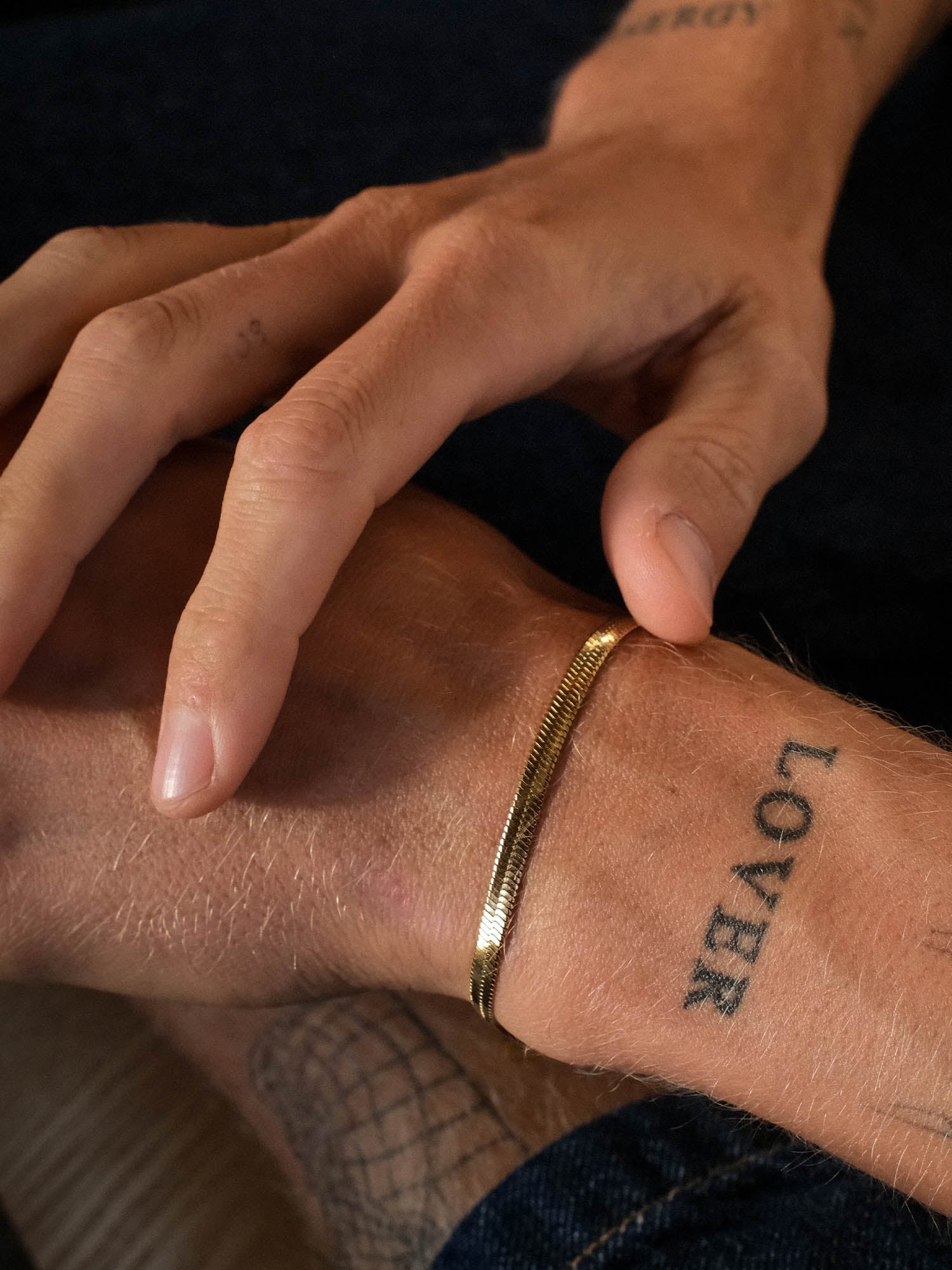 Bracelet en chaîne de serpent