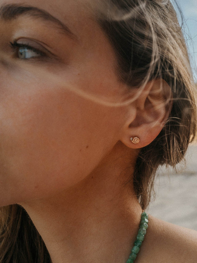 Boucles d'Oreilles Sundial Shell