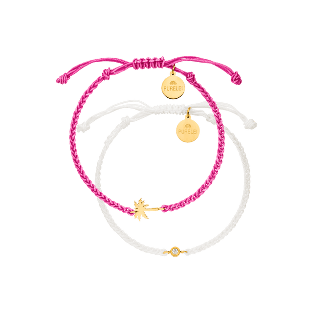 Pink Island Bracelet Set