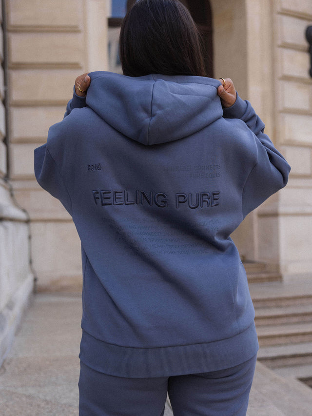 Hoodie Feeling Pure Bleu Foncé