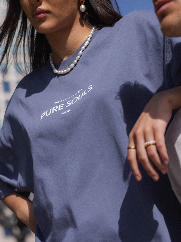 T-Shirt Pure Souls Bleu Foncé