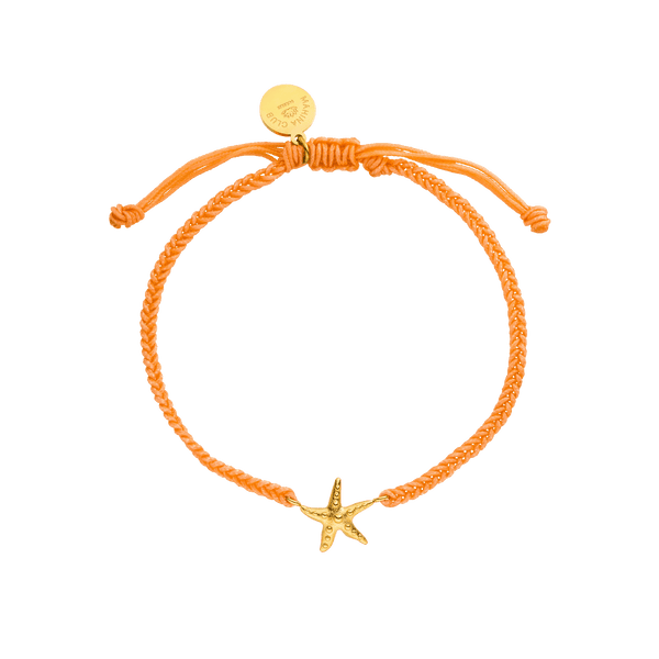Mahina Club Beach Star Orange Bracelet