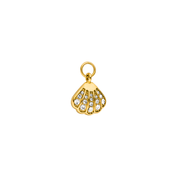 Glitter Shell Charm