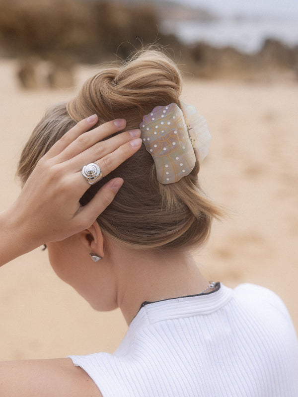 Seafoam Hair Clip