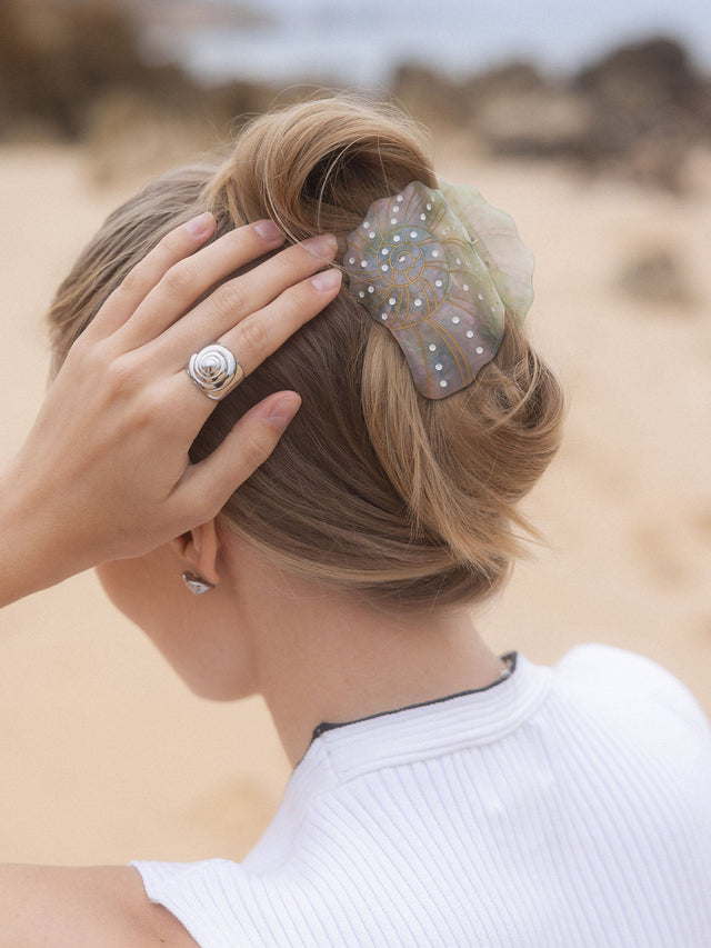 Seafoam Hair Clip