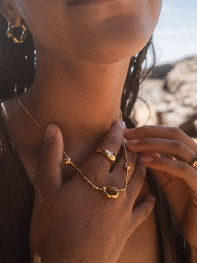 Collier Golden Gaze
