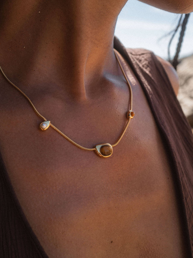Collier Golden Gaze