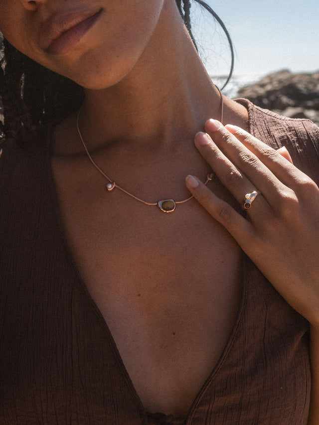 Collier Golden Gaze