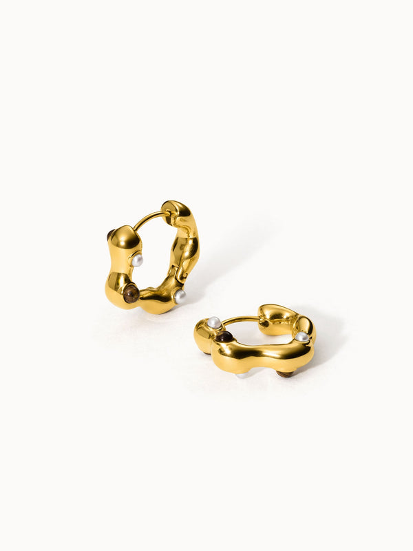 Boucles d'Oreilles Golden Gaze
