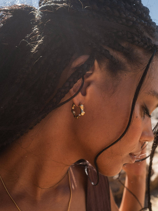 Boucles d'Oreilles Golden Gaze