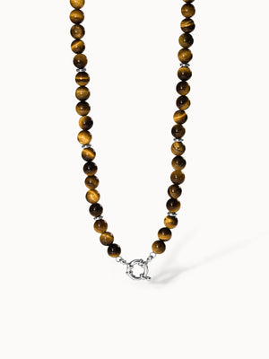 Collier en pierre de tigre