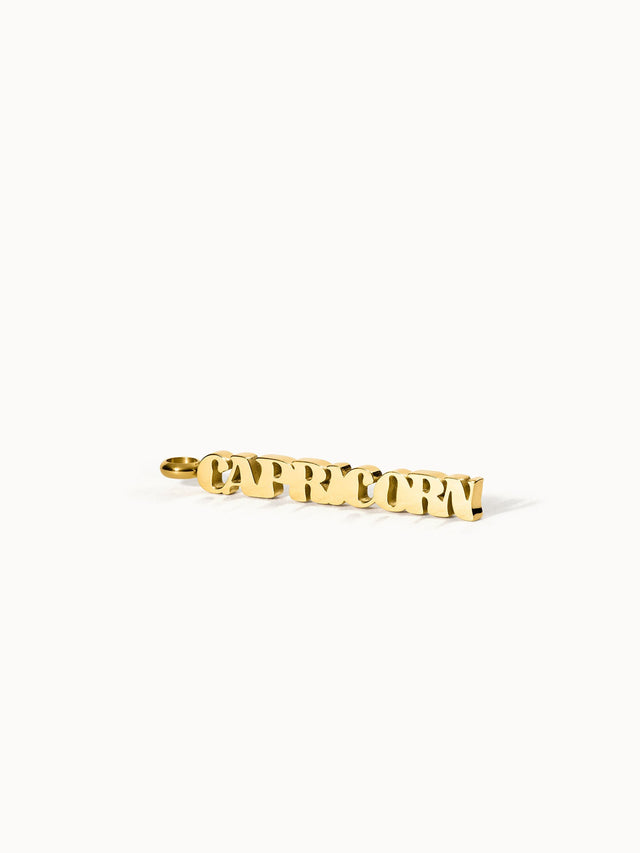 Charm Lettre Capricorn