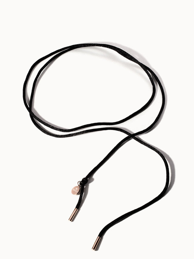 Collier Black Satin