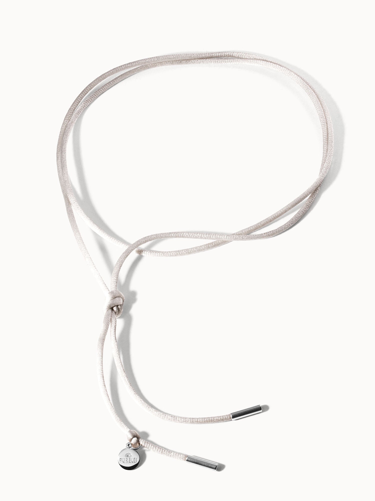 Collier Gray Satin