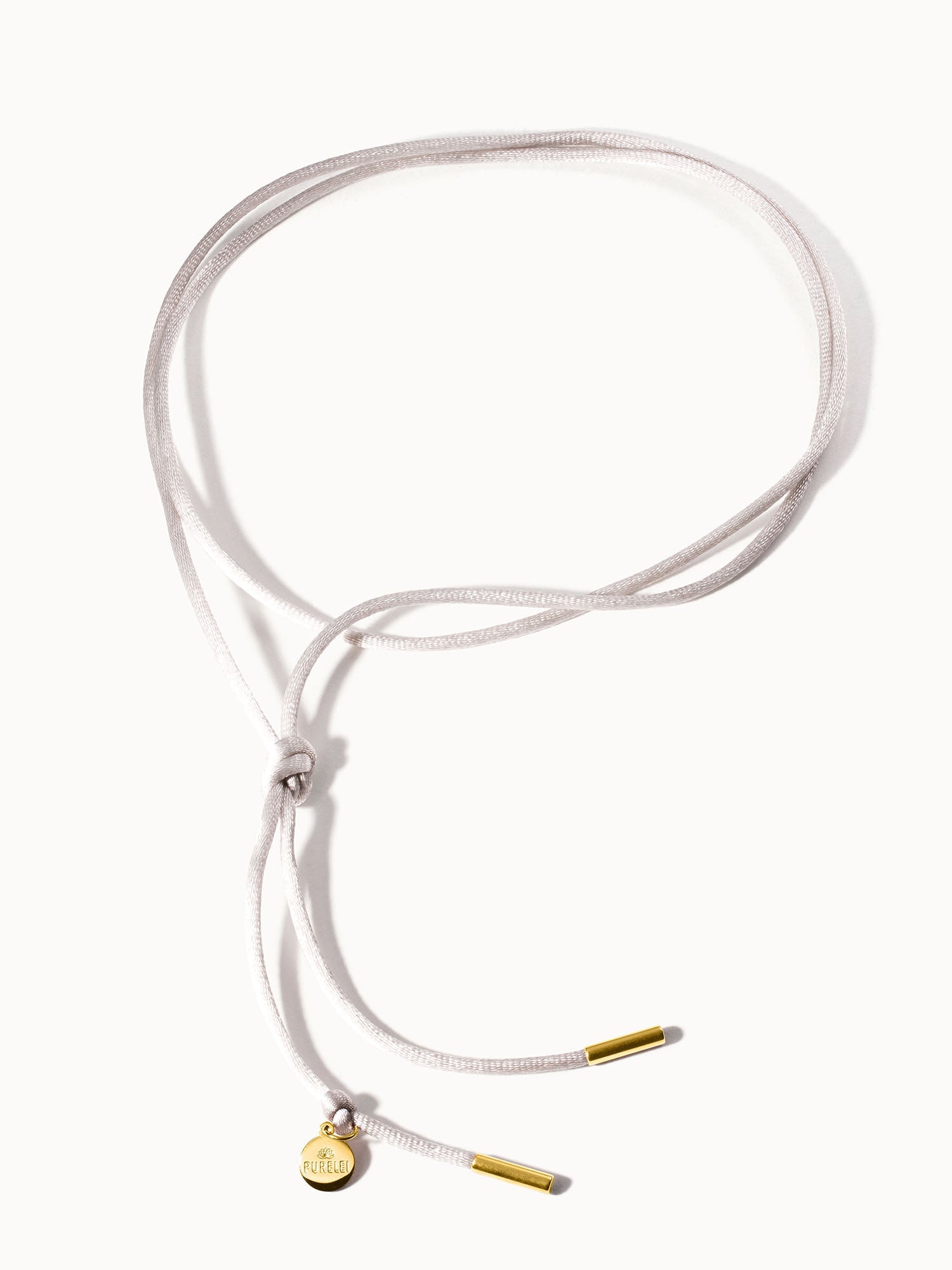 Collier Gray Satin